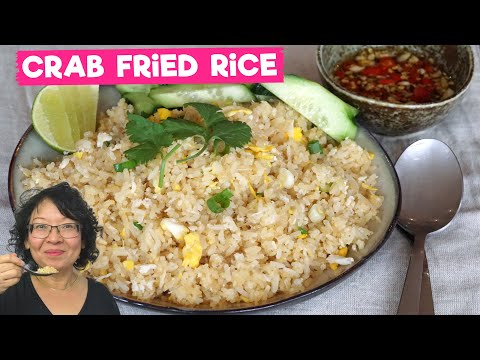 Crab fried rice “Khao Pad Pu” 🦀 A great classic of Thai cuisine, intense crab taste!