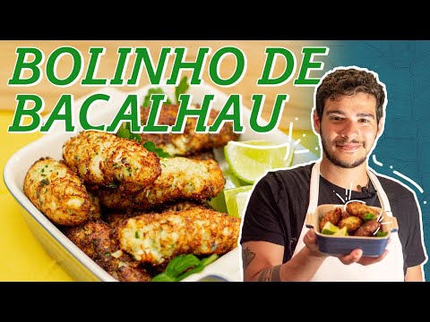BOLINHO DE BACALHAU | CODFRITTERS | Brazilian Kitchen