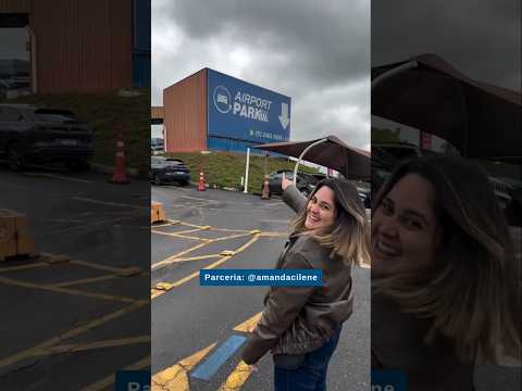 A parceira @amandaceline mostrou como é simples deixar o carro e seguir para o Aeroporto de Gru