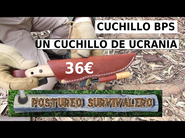 Vídeo relacionado con BPSKNIVES Adventurer - Cuchillo Bushcraft - Cuchillo de Acero al Carbono de Hoja Fija con Funda de Cuero y Encendedor - Cuchillo de Mango Completo - Cuchillo de Campamento