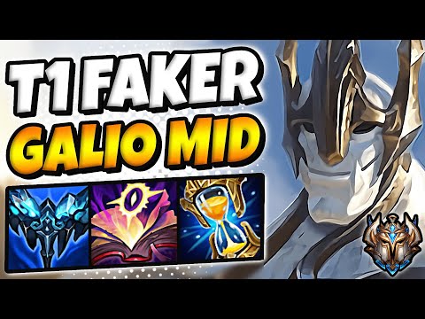 T1 Faker Galio vs Ezreal [ MID ] Patch 12.5 Korea Challenger ✅