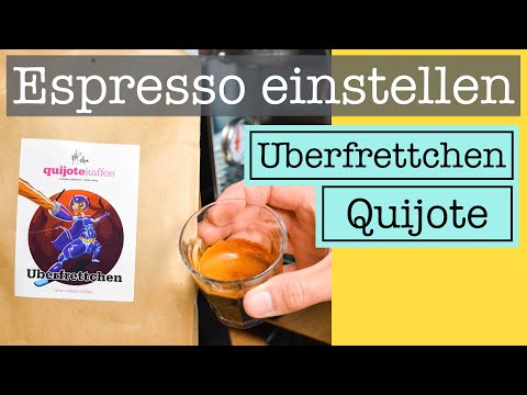 Espresso setting: Uberferrets from Quijote - super chocolatey espresso like in Italy