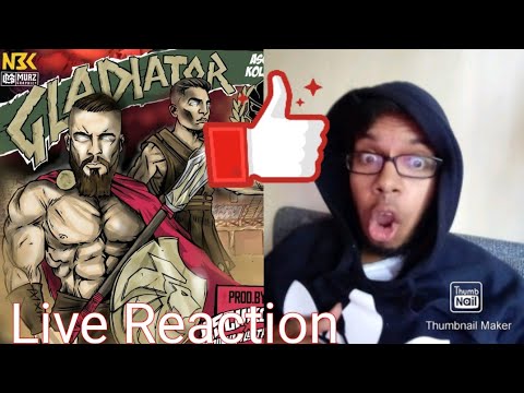 ASCHE X KOLLEGAH - GLADIATOR (Live Reaction)