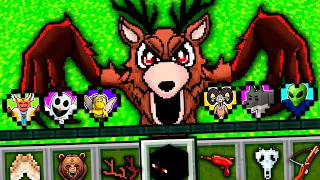 Consegui CORAÇÕES de 99 Noites na Floresta no Minecraft!