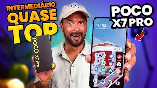 O POCO X7 PRO é um INTERMEDIÁRIO quase TOP! 