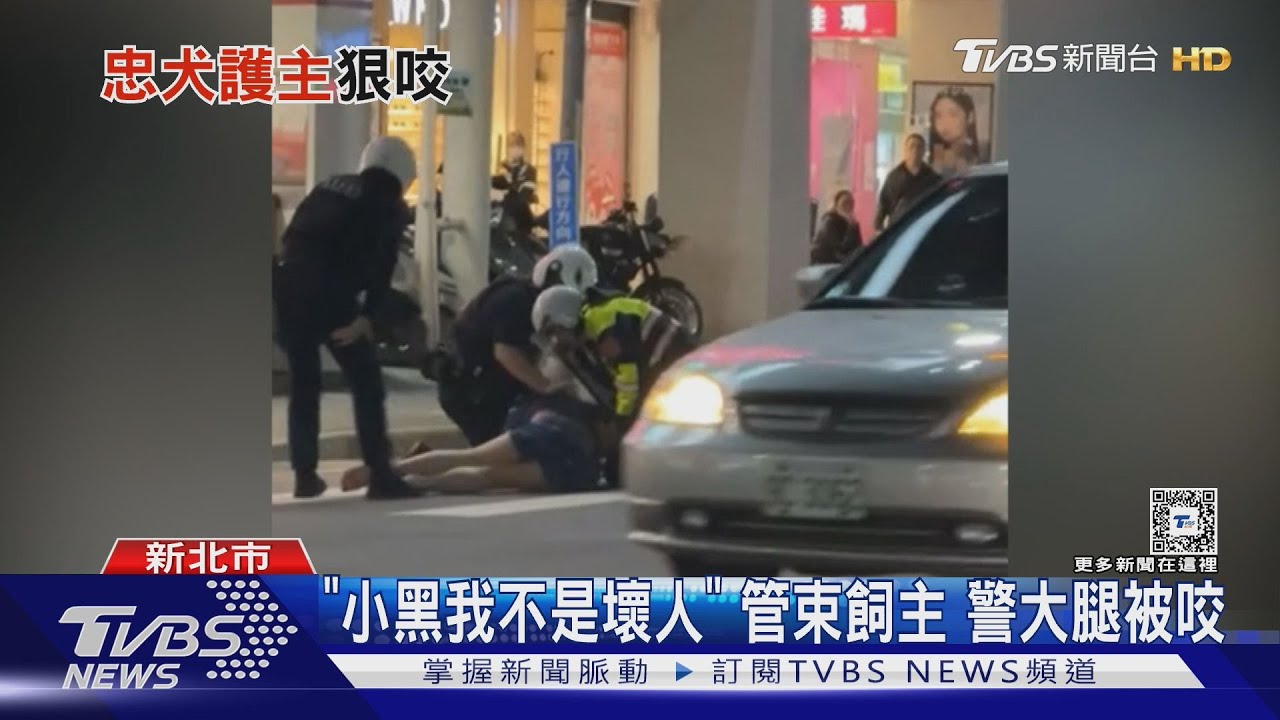 「小黑我不是壞人」 管束飼主 警大腿被咬