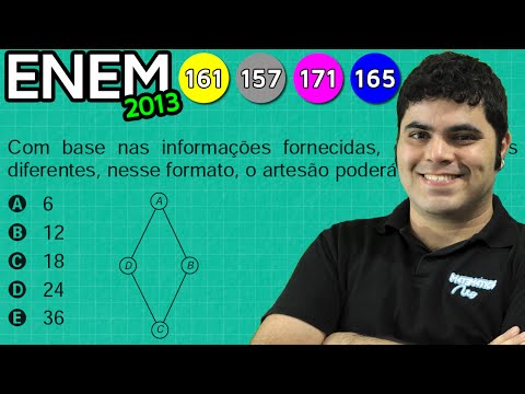 ENEM 2013 Mathematics #30 - Combinatorial Analysis (with a catch)