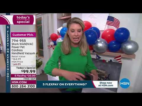 HSN | Summer Home Solutions Celebration - Shark Cleaning 07.03.2022 - 10 PM