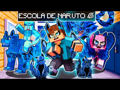 VIRAMOS a MATATABI na ESCOLA de NARUTO no Minecraft!