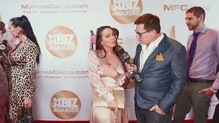 4k/60 Actor Abigail Mac on the red carpet at an awards show in Los Angeles, CA (Remastered) video