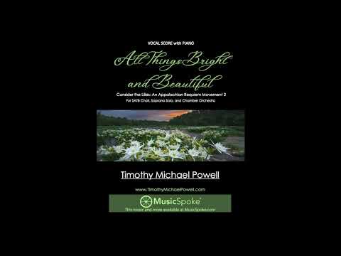 Consider the Lilies: An Appalachian Requiem - 2 - All Things Bright and Beautiful