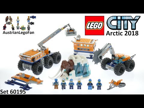 Vidéo LEGO City 60195 : La base arctique d'exploration mobile