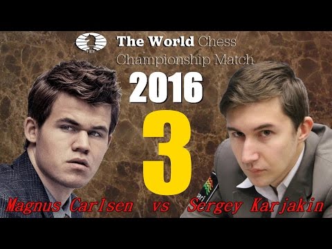 Partite Commentate di Scacchi 233 - Carlsen vs Karjakin (3) La macina si inceppa - 2016 [C67]