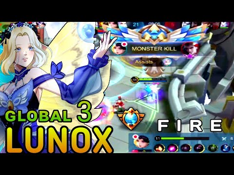 Skill Time Accuracy!!Power of chaos|Top Global Build 2020|Aggressive Lunox by F I R E~Mobile Legends