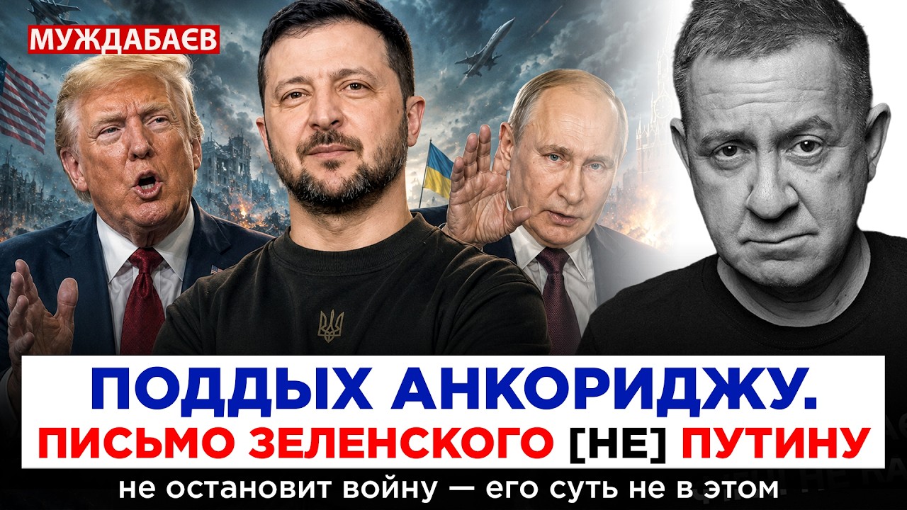 ПОДДЫХ АНКОРИДЖУ. ПИСЬМО ЗЕЛЕНСКОГО [НЕ] ПУТИНУ не остановит войну — его сут?