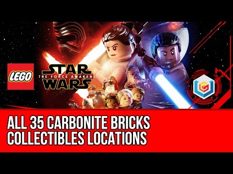 LEGO Star Wars The Force Awakens - All 35 Carbonite Bricks Collectibles Locations Guide