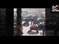 PERFORMING JUMMA SALAH IN SNOWFALL IN RUSSIAN CITY