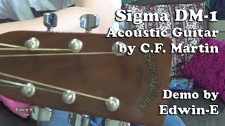 Video thumbnail for Guitar Demo: Sigma DM1 by CF Martin Acoustic Guitar Review by Edwin-E