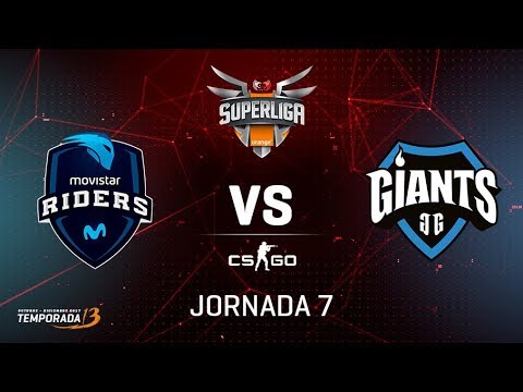 MOVISTAR RIDERS VS GIANTS GAMING - Mapa 1 - Jornada 7 - #SuperligaorangeCSGO7