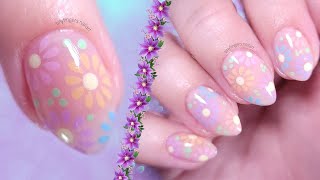Transform Your Nails with Spring Floral Pastel Stamping! Super easy design