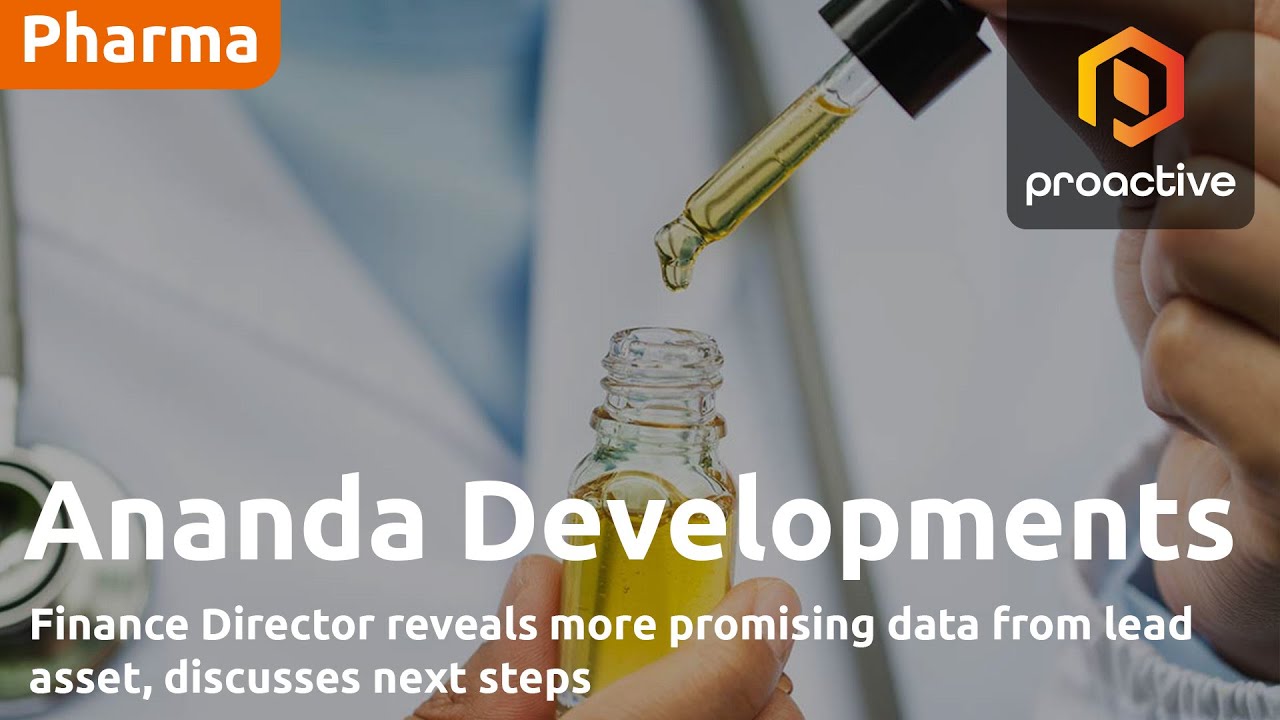 Ananda Developments reveals more promising data from lead asset, discusses next steps