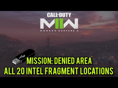 Call of Duty: Modern Warfare 2 | DENIED AREA | All 20 Intel Fragment Locations
