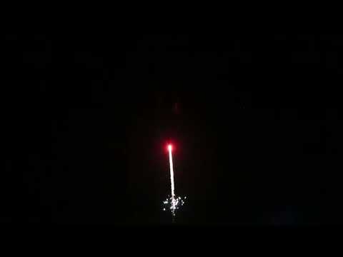 30 mm Red comet tail white glittering mine (448.7810)