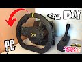 How To Make A Gaming Steering Wheel From Cardboard 270 Working Steering Wheel For PC DIY