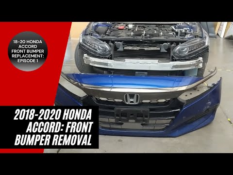 How to Remove a 2018–2020 Honda Accord Front Bumper Cover (Part 1 of 3)