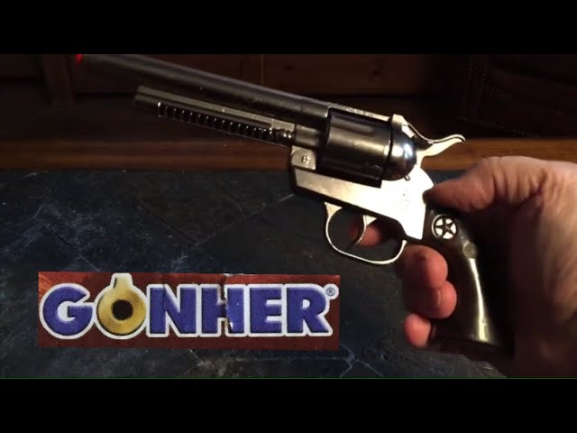 Vídeo relacionado con Gonher Die Cast Metal - Revolver Policía, a partir de 4 años, con 12 disparos, color negro (127/6)