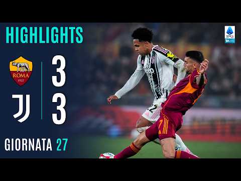 Video highlights della Roma vs Juventus (3 a 3) - Giornata 27 - Fantacalcio e fantamedie