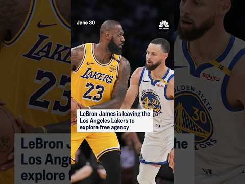 LeBron James is leaving the Los Angeles Lakers to explore free agency