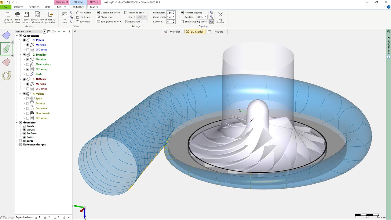 CFturbo centrifugal compressor design tutorial