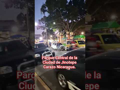 Parque Central de la ciudad de Jinotepe Carazo Nicaragua.