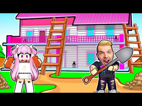 WE'RE BUILDING A REAL BARBIE HOUSE! | Cebulsonn and Karolcia