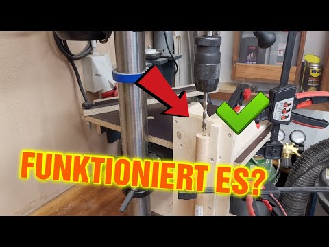 Round timber and a drill press! Will that work?