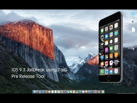 iOS 9.3 Jailbreak using TaiG