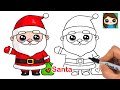 How To Draw Santa Claus Christmas Art