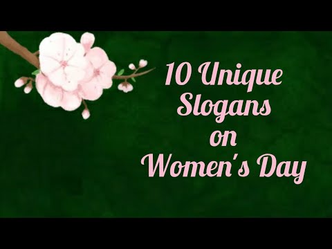 Women's Day Quotes in English || International Women's Day || Unique Slogans on Women's Day 8