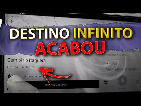⚠️ FIM DO DESTINO INFINITO NA UBER - TESTEI E PROVEI QUE ACABOU EM SP 😭