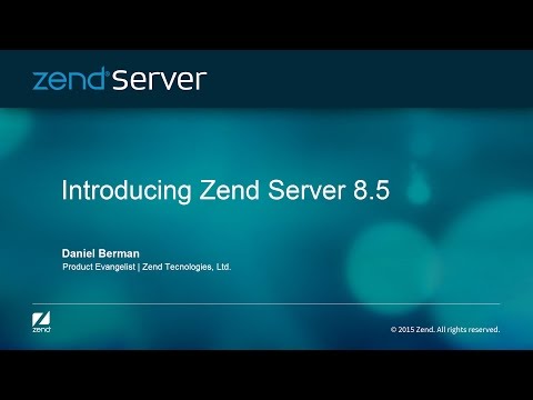 Introducing Zend Server 8.5