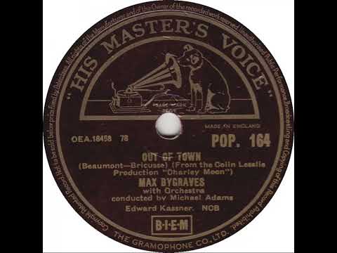 UK New Entry 1956 (81) Max Bygraves - Out Of Town