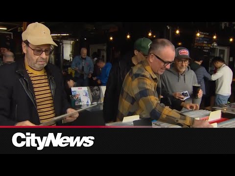 On the hunt for rare vinyl at record fair in the Junction