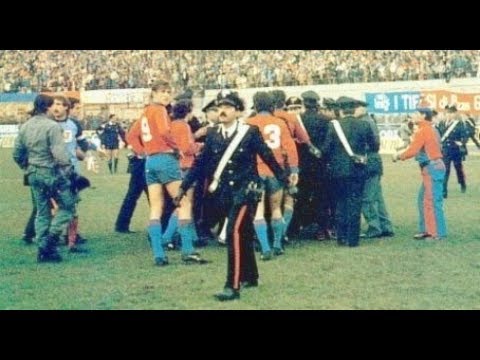 CATANIA-MILAN 1-1 SERIE A 1983-84 CON INVASIONE DI CAMPO. SERVIZIO DI DOMENICA SPRINT