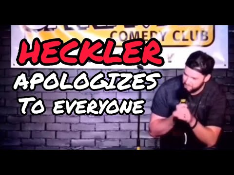 Heckler Apologizes to Everyone With a Simple "I'm Sorry" - Comedian Charlie Walker