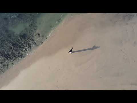 DJI Mavic 4K beach drone shot