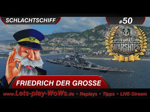 World of Warships Replay #50 : Friedrich der Große  [ 5 Kills | 226K ] deutsch | german