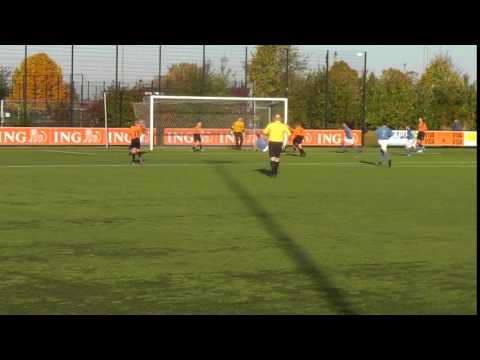 29 okt 2016 VV De Meern JO15-1 - Argon JO15-1 com 2-0 Goede redding keeper Argon