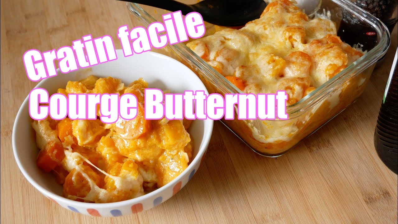 Gratin de courge butternut FACILE