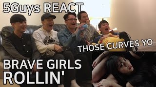 [SO SPICY] Brave Girls (브레이브걸스) - 롤린 (Rollin') 5Guys MV REACT